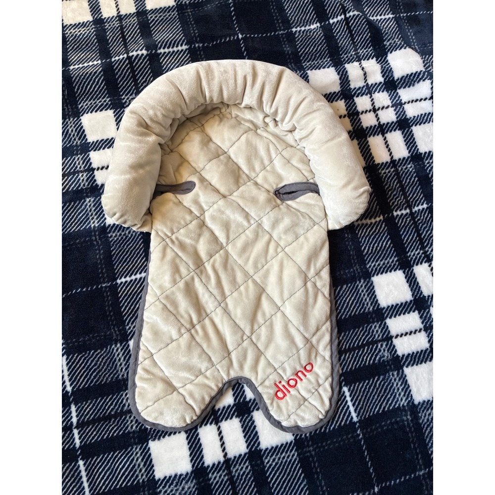Diono Cuddle Soft 2-in-1 Head Support Infant OS Tan Quilted Velvet Insert